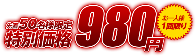 モニター限定特別価格