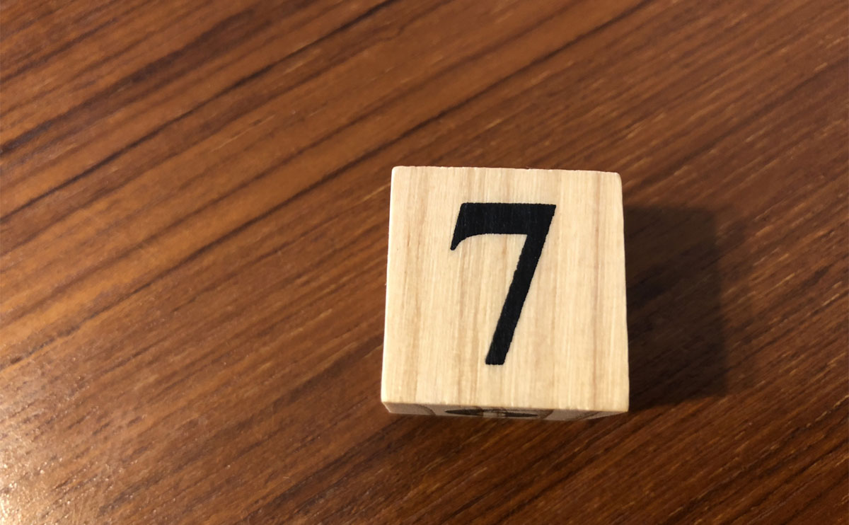数字の「7」ってどんな数字?次に出る数字は?