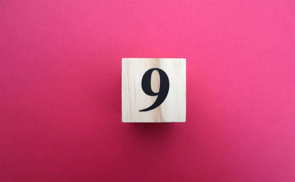 数字の「9」ってどんな数字?次に出る数字は?
