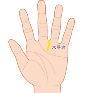金運が強い手相1
