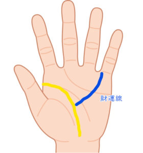金運が強い手相5