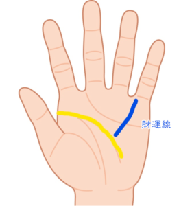 金運が強い手相6
