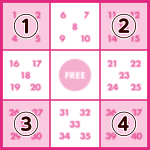 ビンゴ5・4つの角