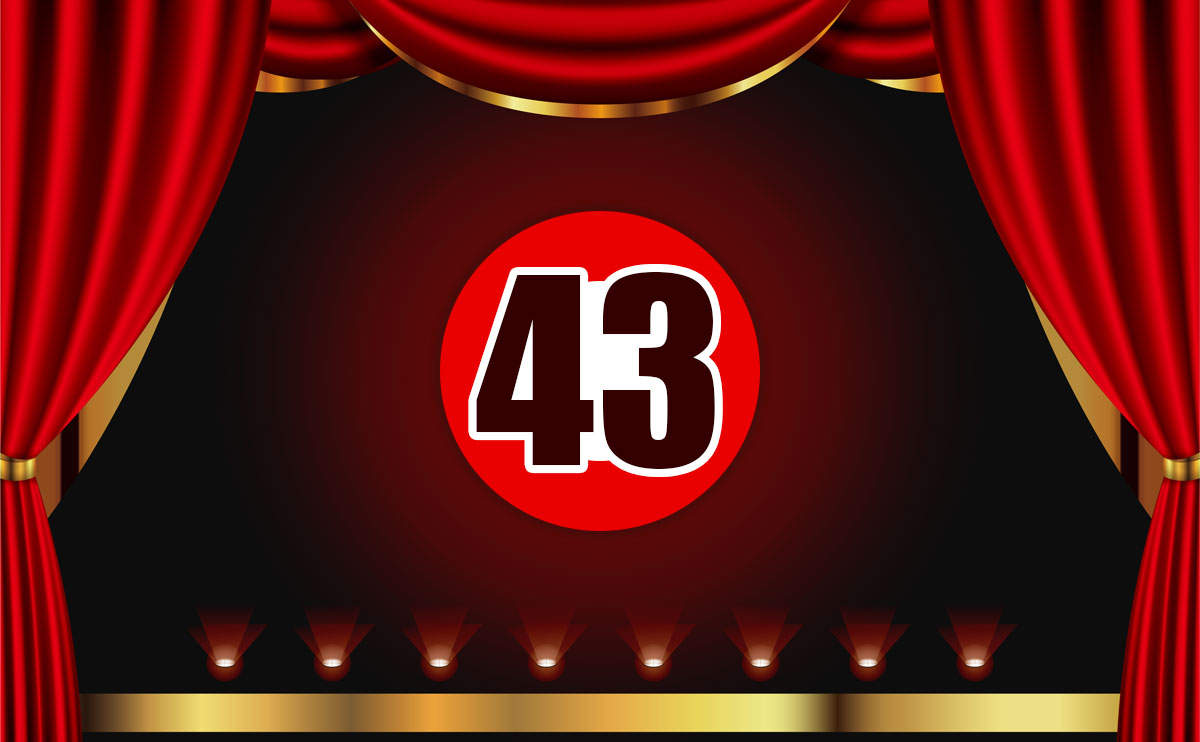 キャリーオーバー発生中に出やすい数字No.1は「43」!