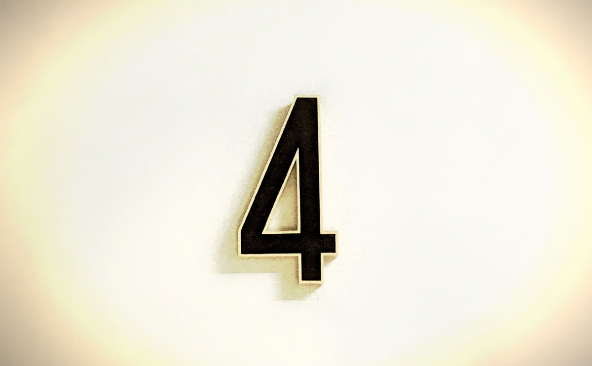 数字 4