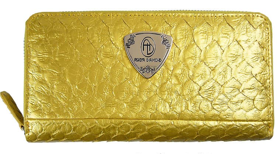 風水金運蛇革財布