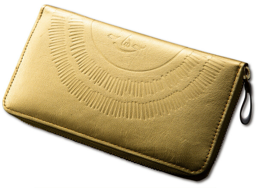 RIEの『太陽の金運財布ラウンド』長財布