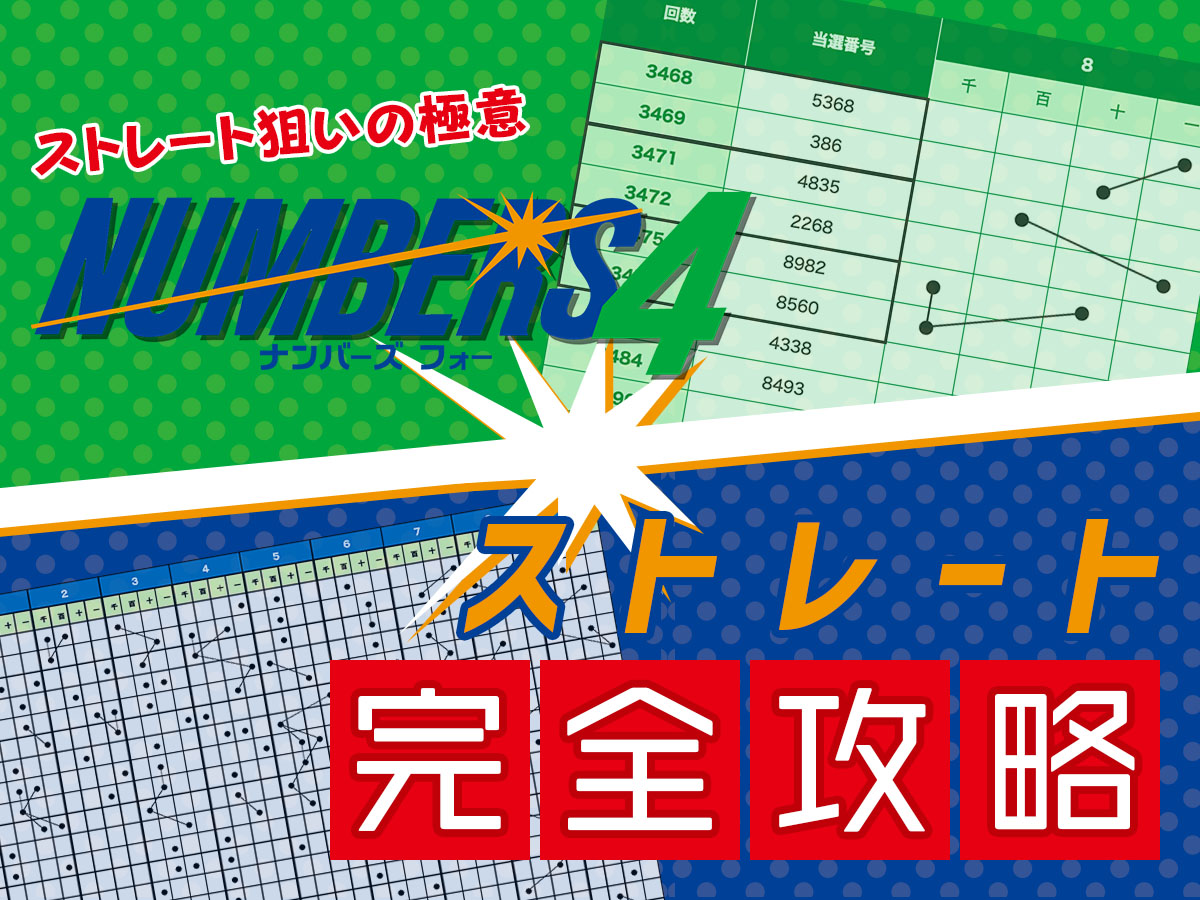 【ナンバーズ4】ストレート完全攻略